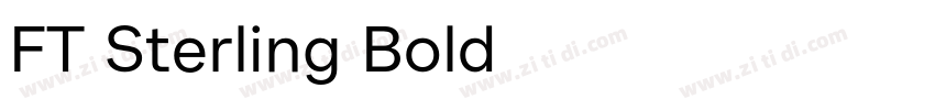 FT Sterling Bold字体转换